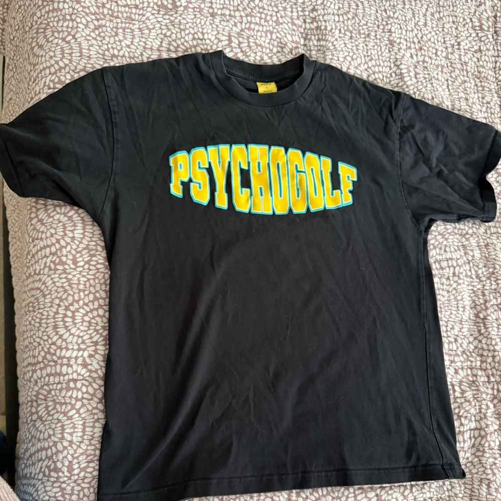 Golf Wang Psychogolf Black Tee - Short Sleeve Size Large